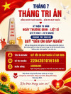 THÁNG 7 TRI ÂN - CHUNG TAY ỦNG HỘ QUỸ "ĐỀN ƠN ĐÁP NGHĨA"