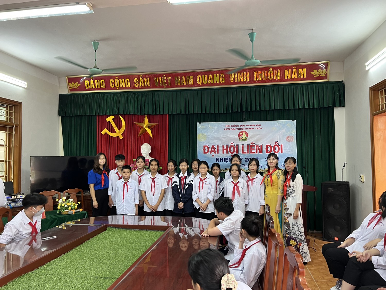 ĐẠI HỘI LIÊN ĐỘI THCS THANH THUỲ NHIỆM KỲ NĂM HỌC 2022 - 2023 